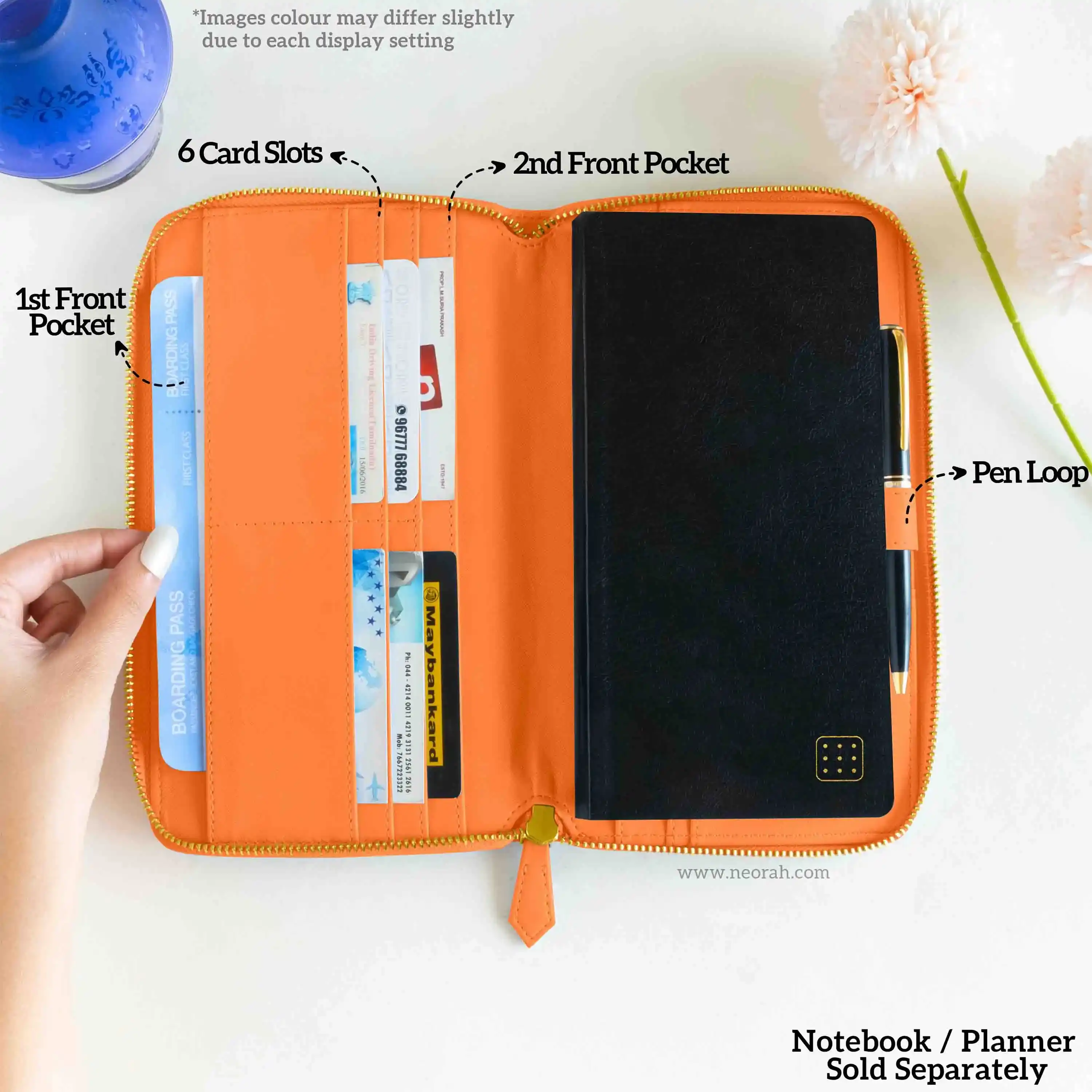 PETITE - REFILLABLE QUILTED ORGANISER SLEEVE - ZIP - Image 178
