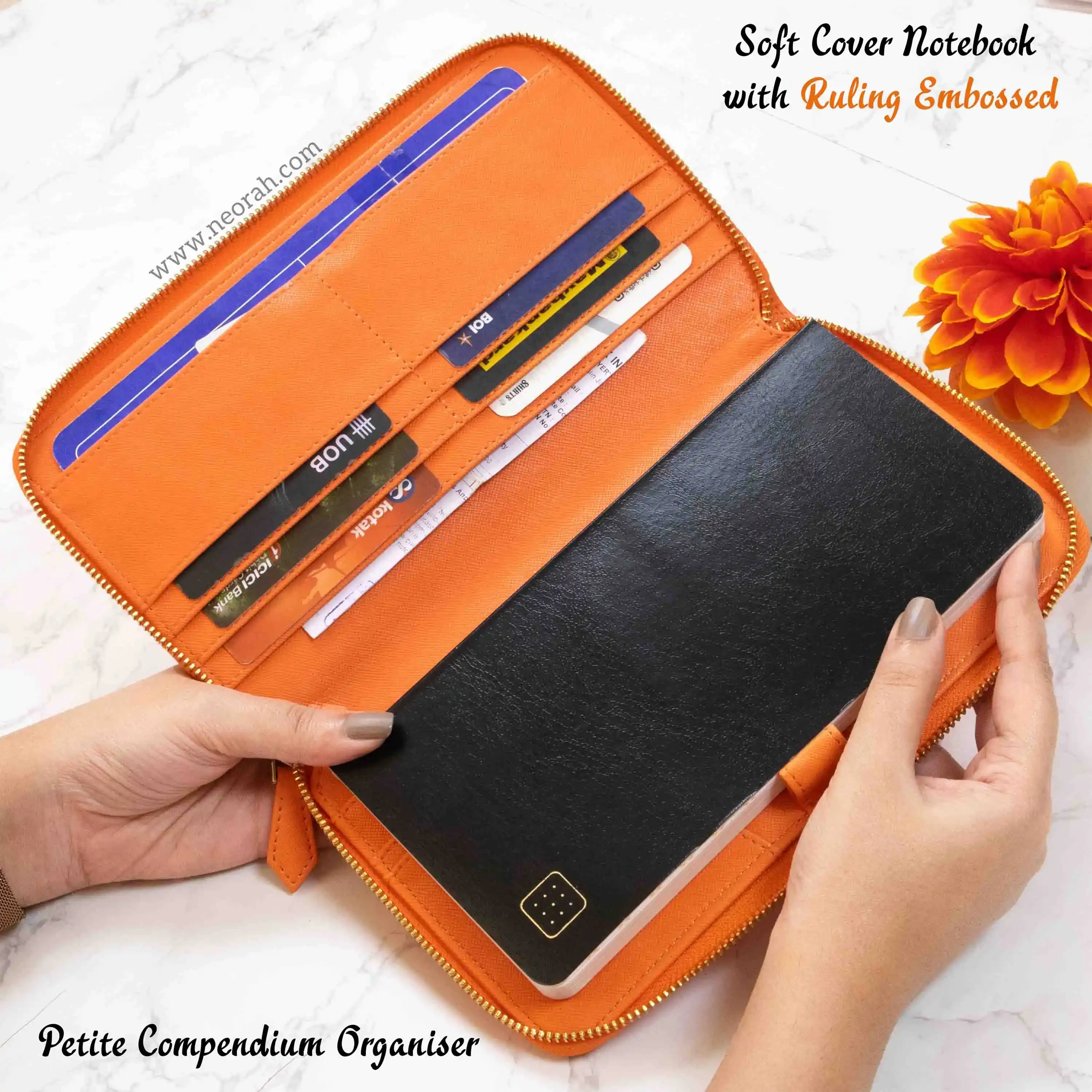 PETITE - REFILLABLE QUILTED ORGANISER SLEEVE - ZIP - Image 188