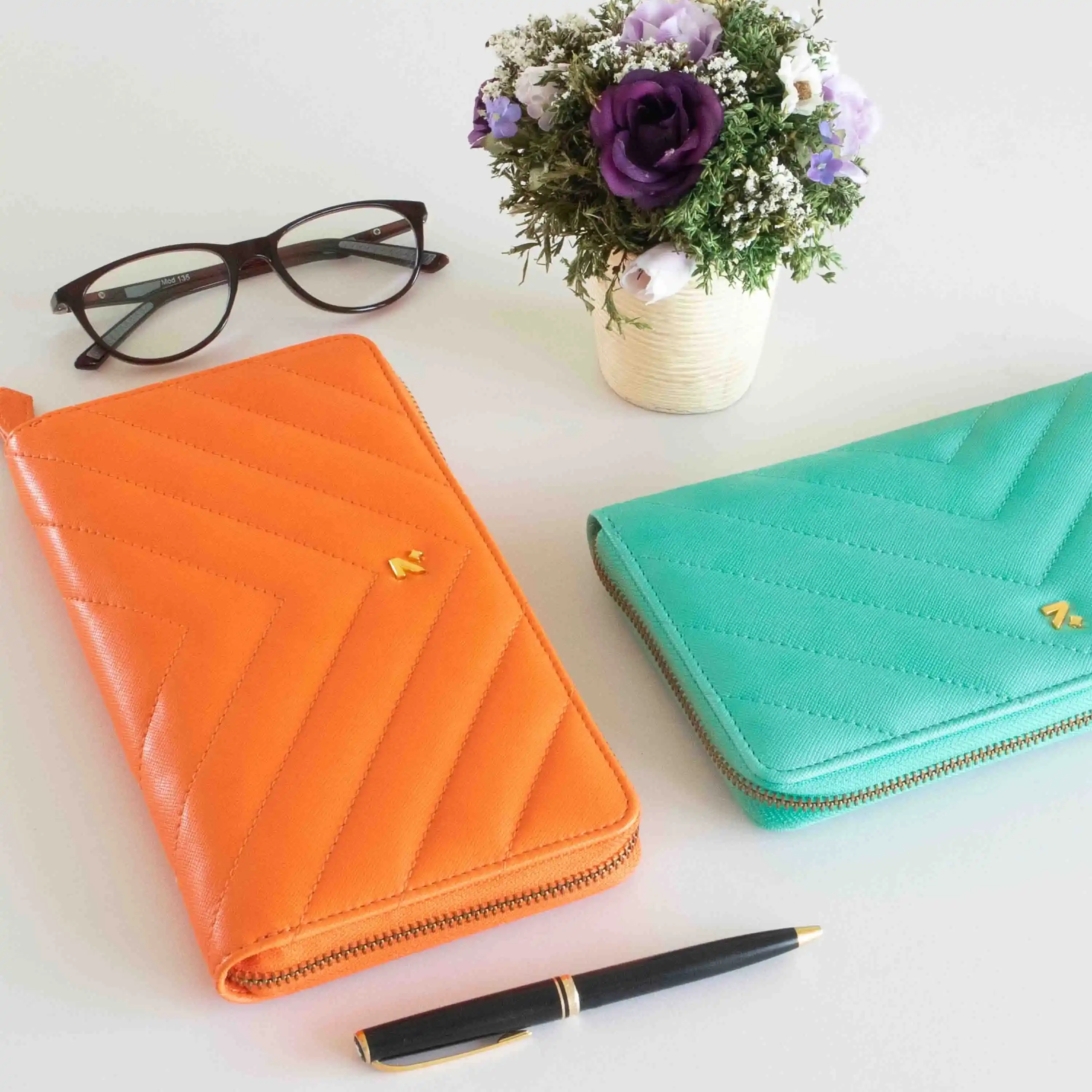 PETITE - REFILLABLE QUILTED ORGANISER SLEEVE - ZIP - Image 189