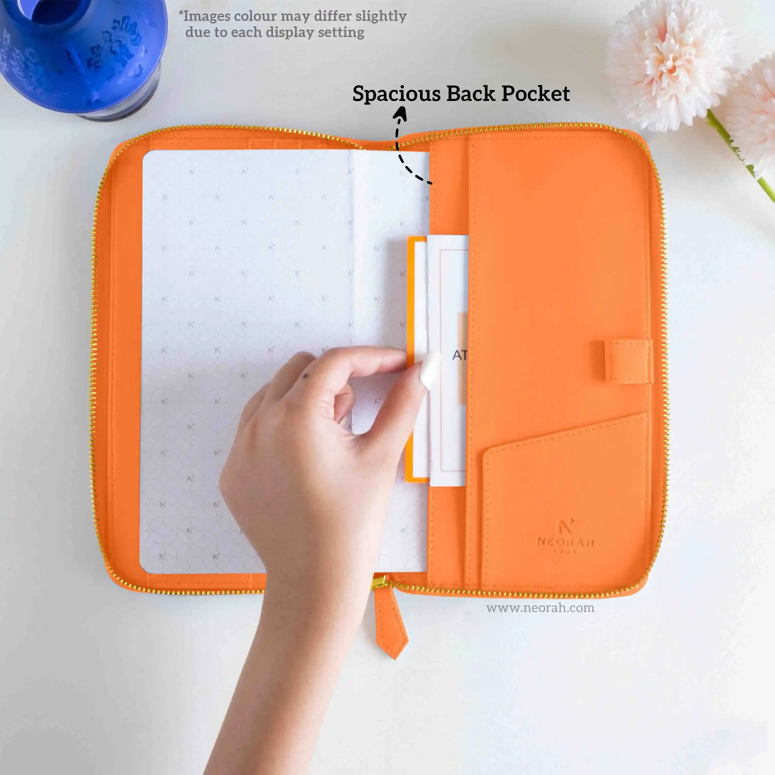 PETITE - REFILLABLE QUILTED ORGANISER SLEEVE - ZIP - Image 193