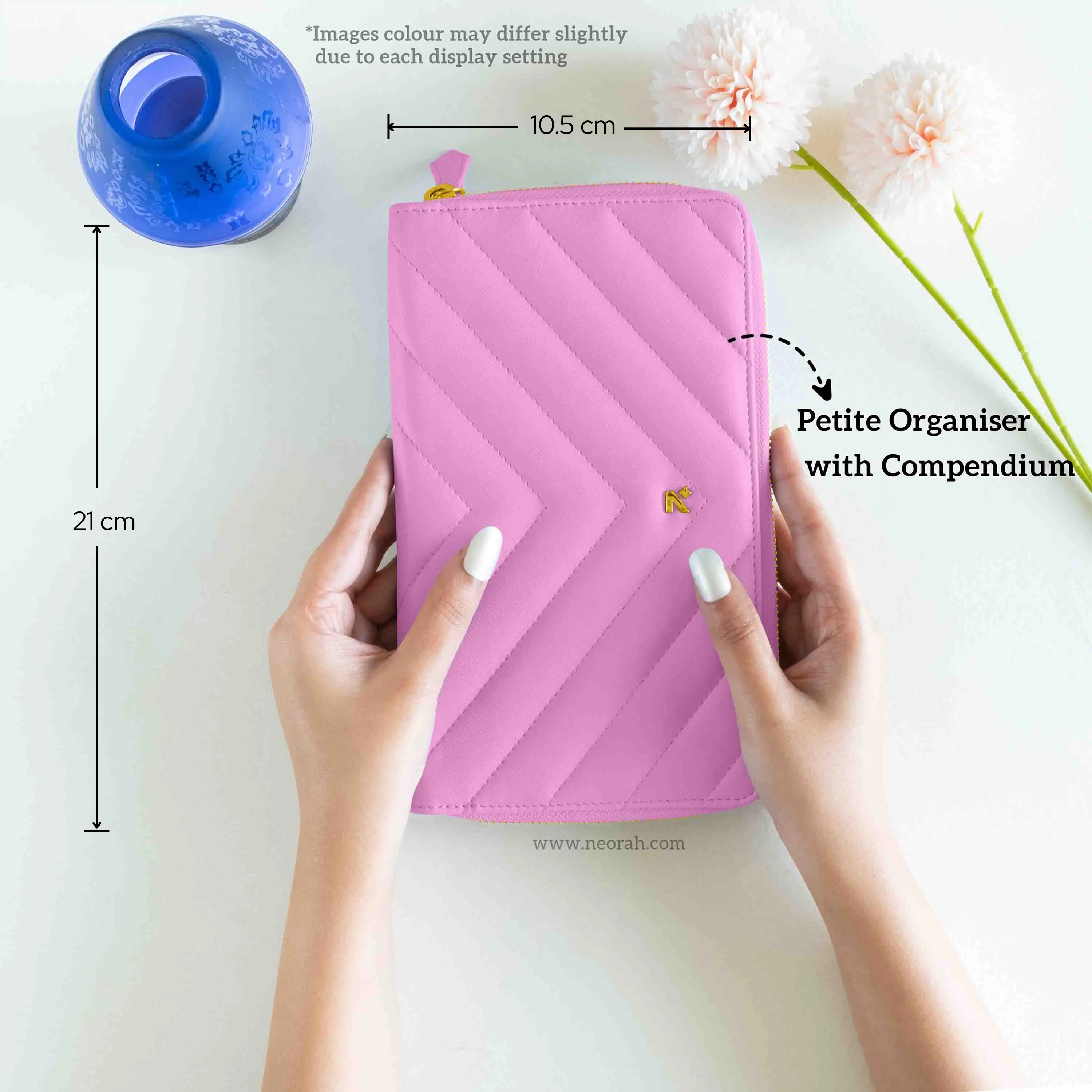 PETITE - REFILLABLE QUILTED ORGANISER SLEEVE - ZIP - Image 195