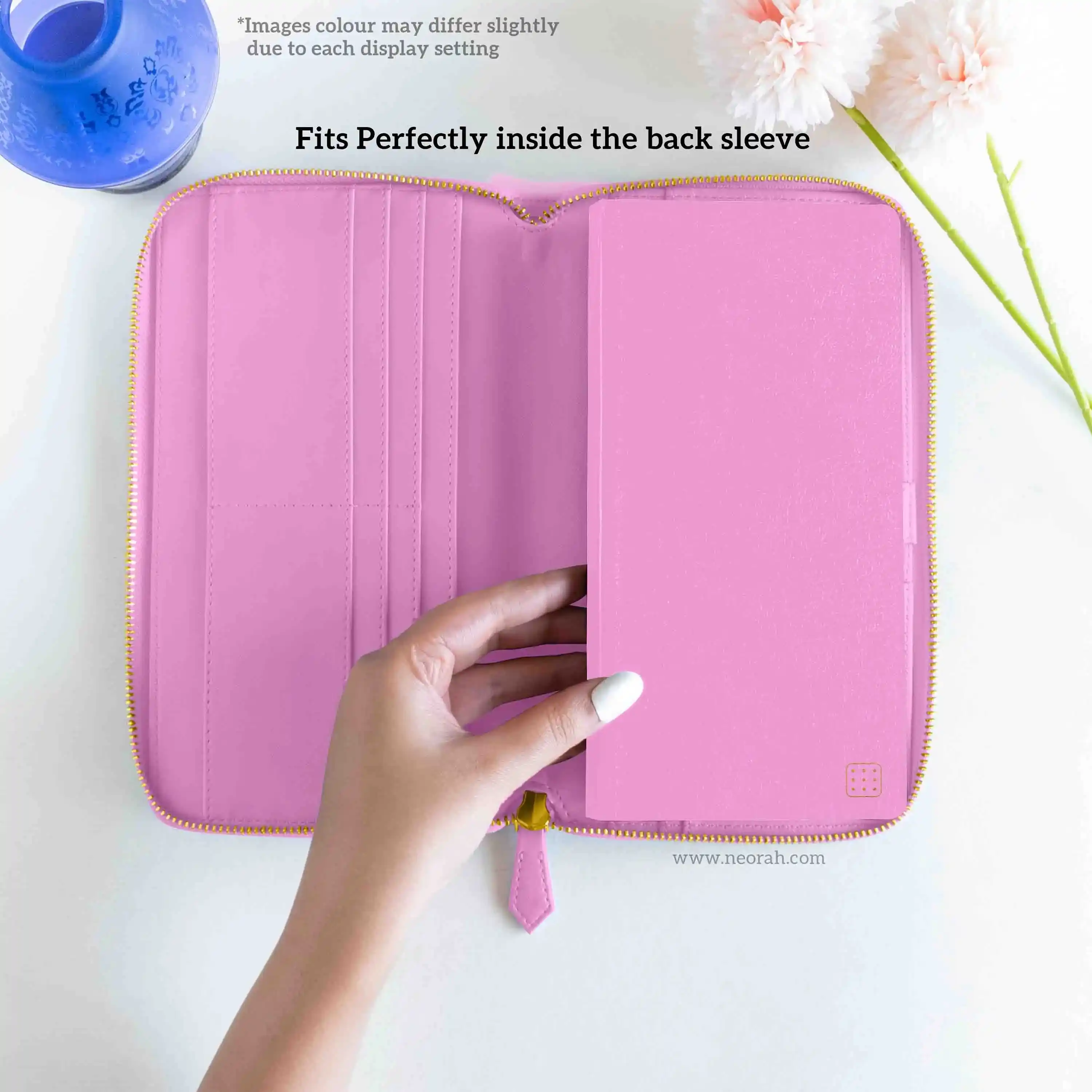 PETITE - REFILLABLE QUILTED ORGANISER SLEEVE - ZIP - Image 207