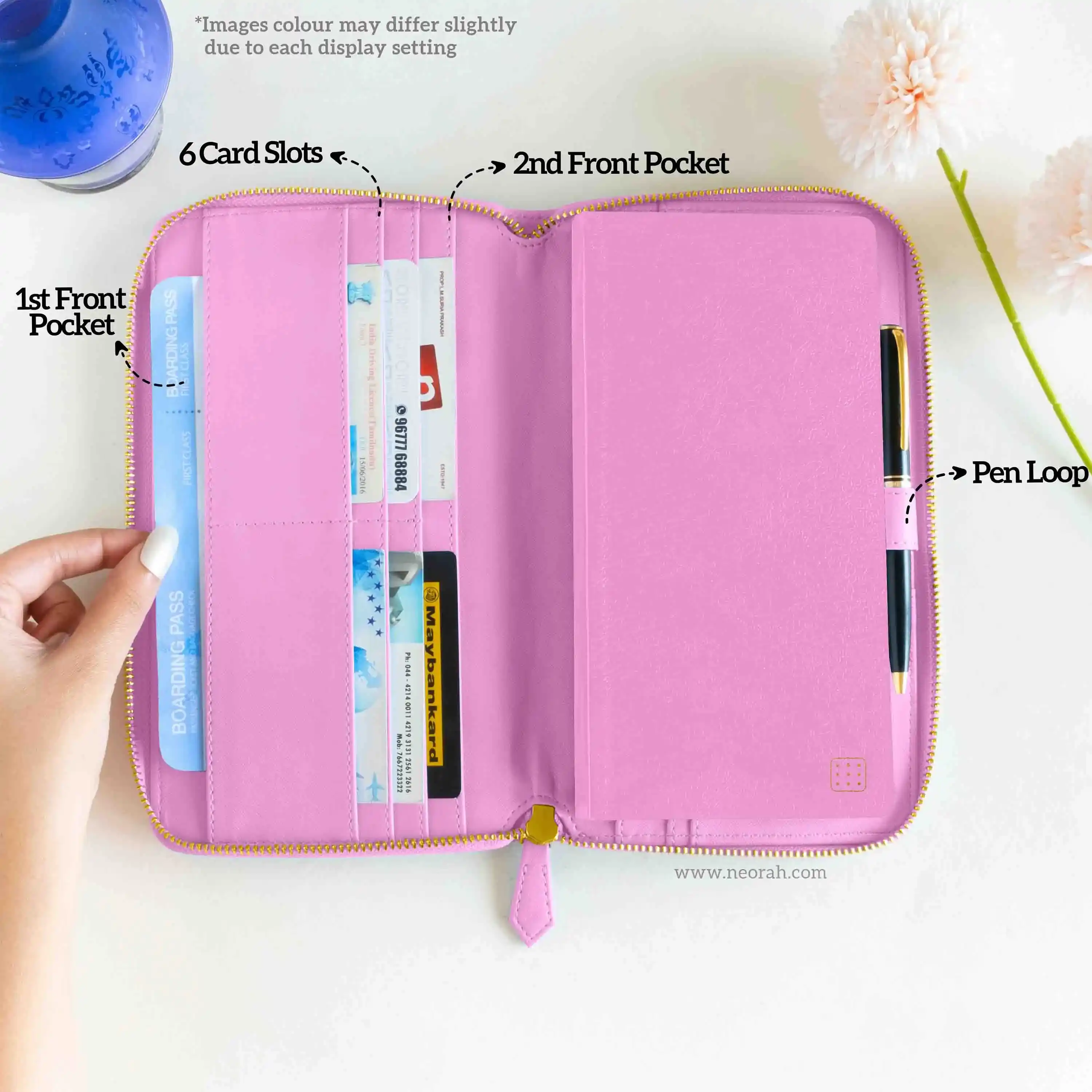 PETITE - REFILLABLE QUILTED ORGANISER SLEEVE - ZIP - Image 208
