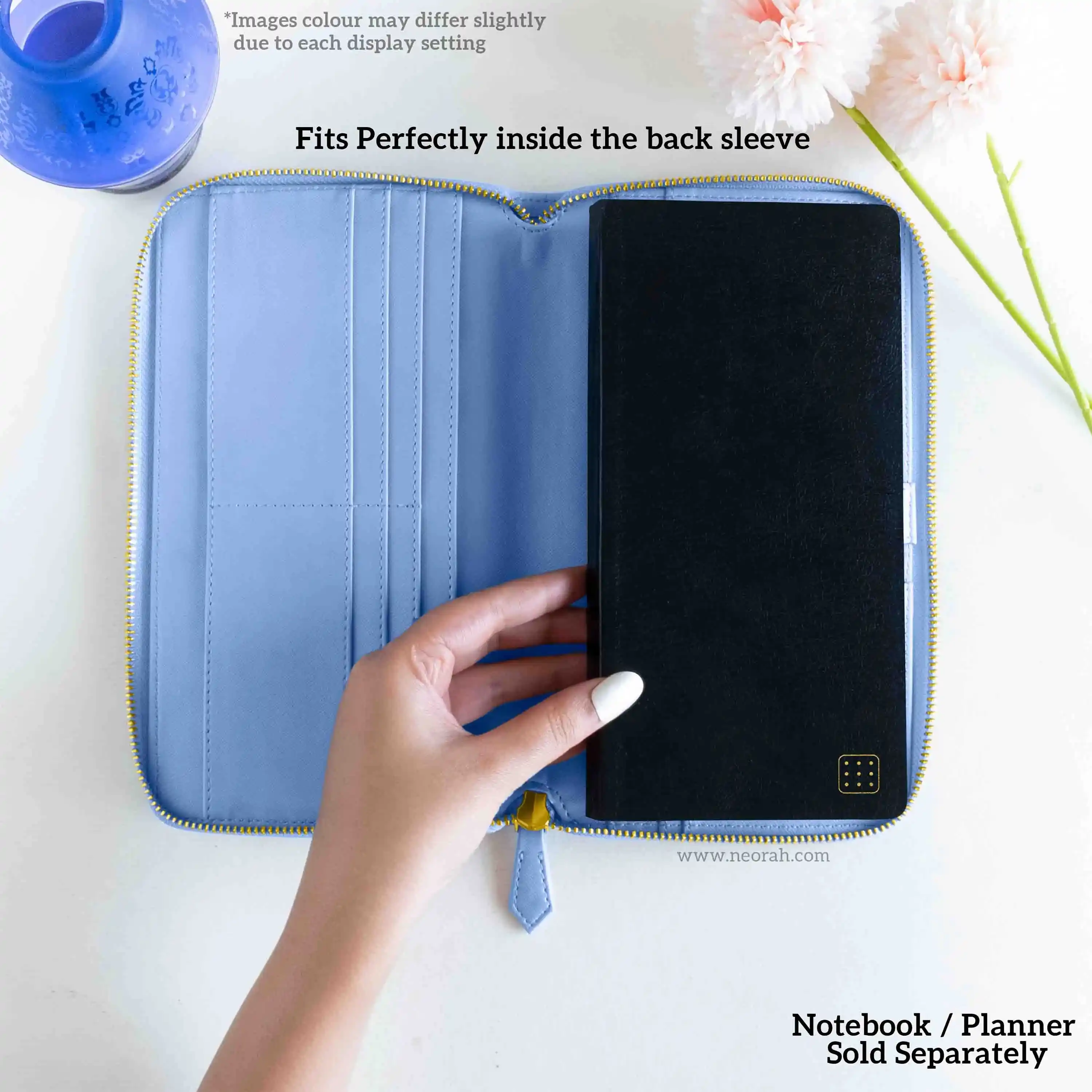 PETITE - REFILLABLE QUILTED ORGANISER SLEEVE - ZIP - Image 215