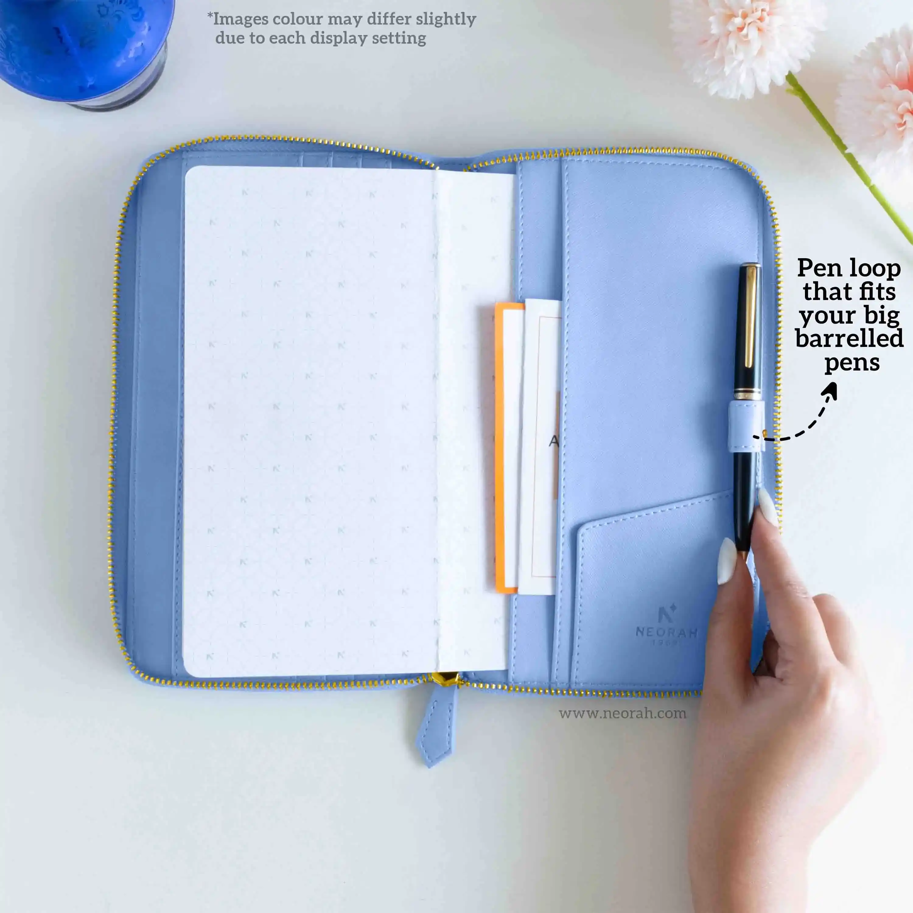 PETITE - REFILLABLE QUILTED ORGANISER SLEEVE - ZIP - Image 229