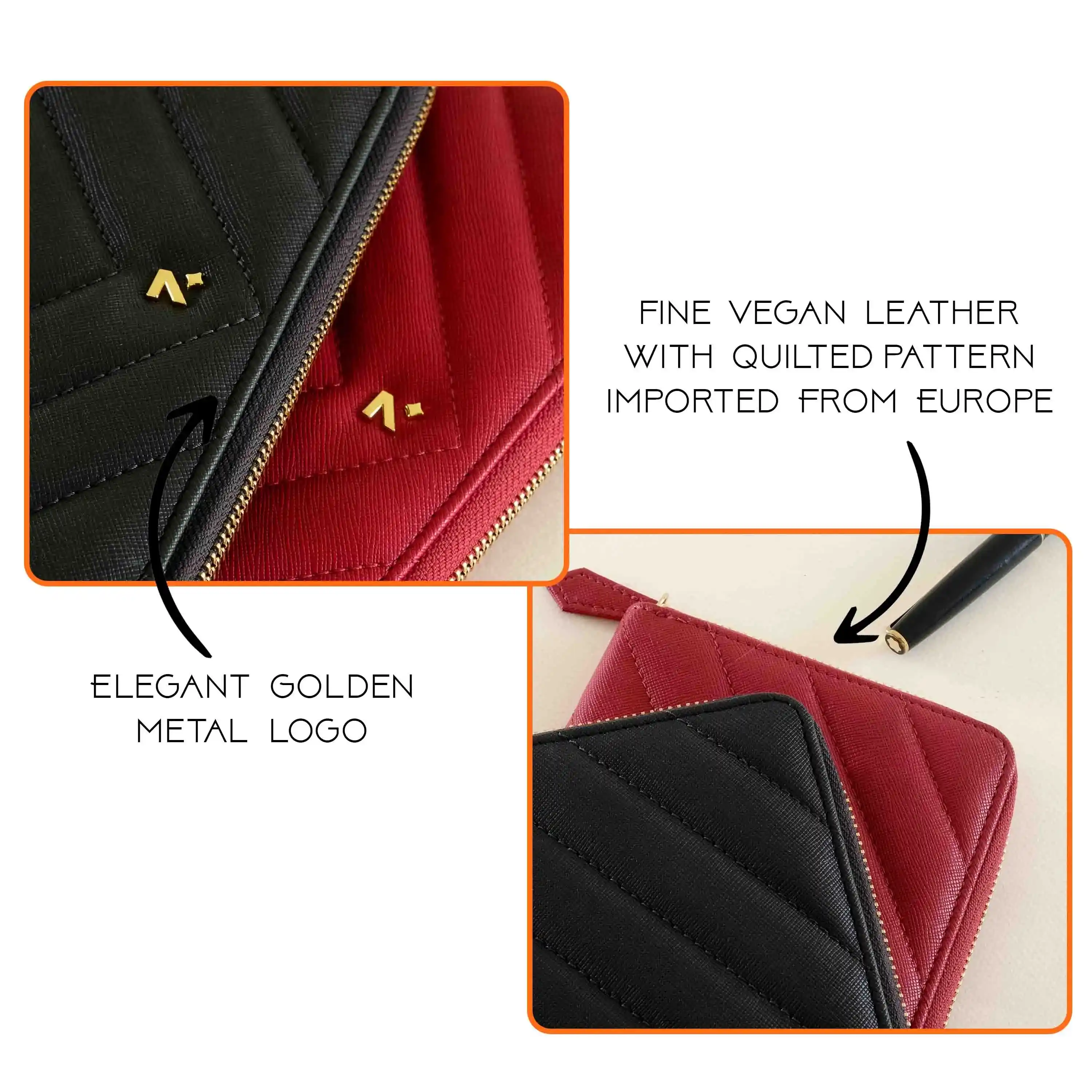 PETITE - REFILLABLE QUILTED ORGANISER SLEEVE - ZIP - Image 234