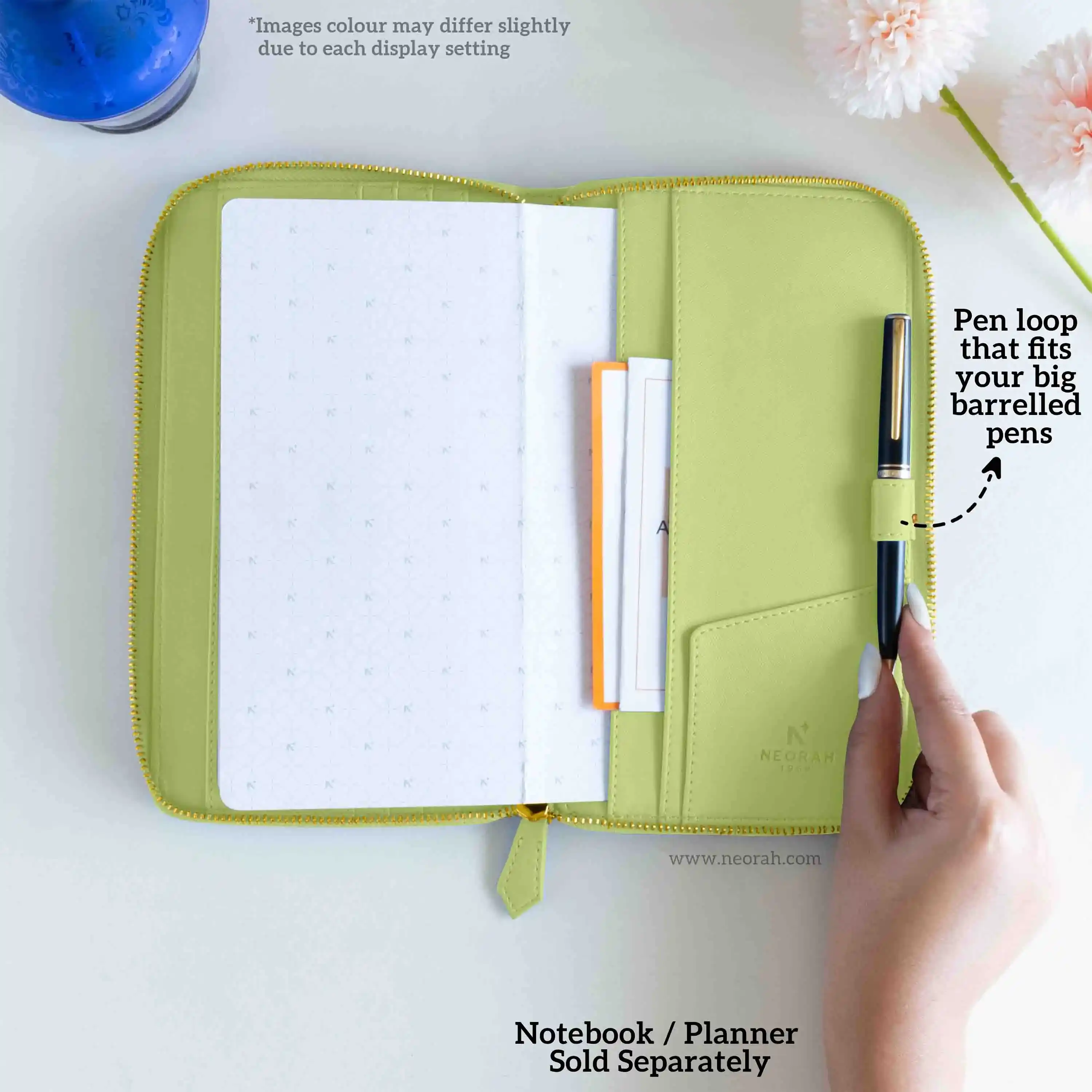 PETITE - REFILLABLE QUILTED ORGANISER SLEEVE - ZIP - Image 24