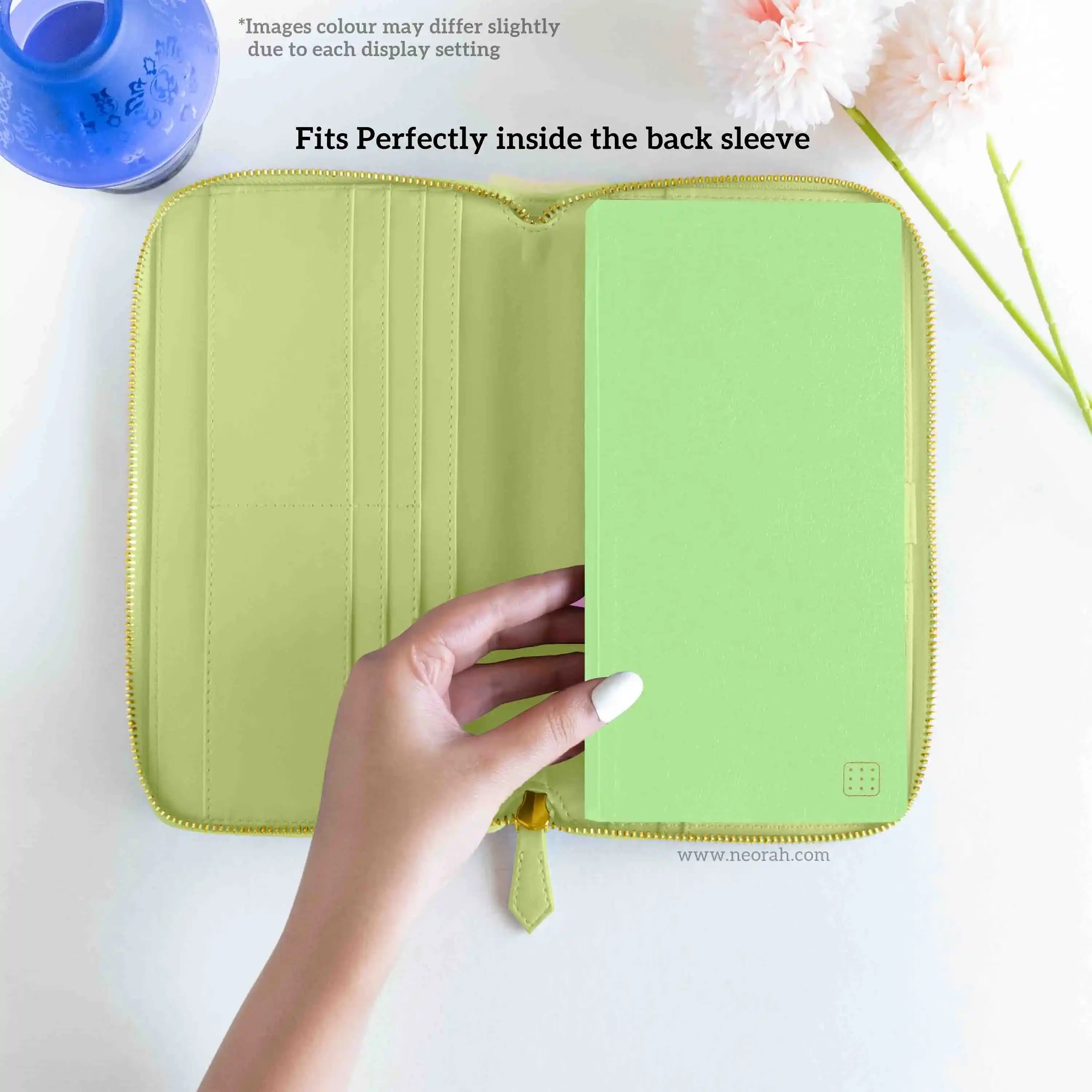 PETITE - REFILLABLE QUILTED ORGANISER SLEEVE - ZIP - Image 30