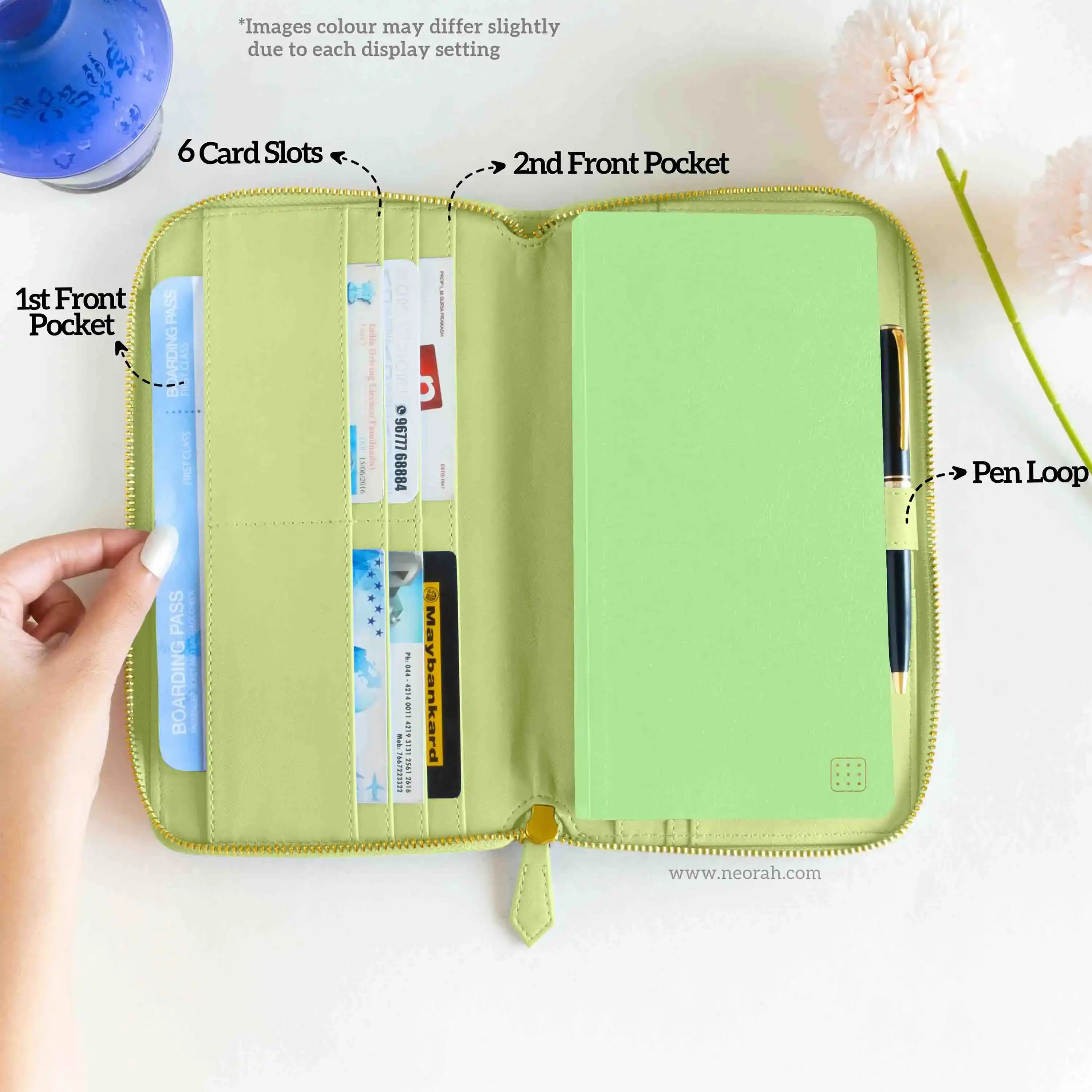 PETITE - REFILLABLE QUILTED ORGANISER SLEEVE - ZIP - Image 31