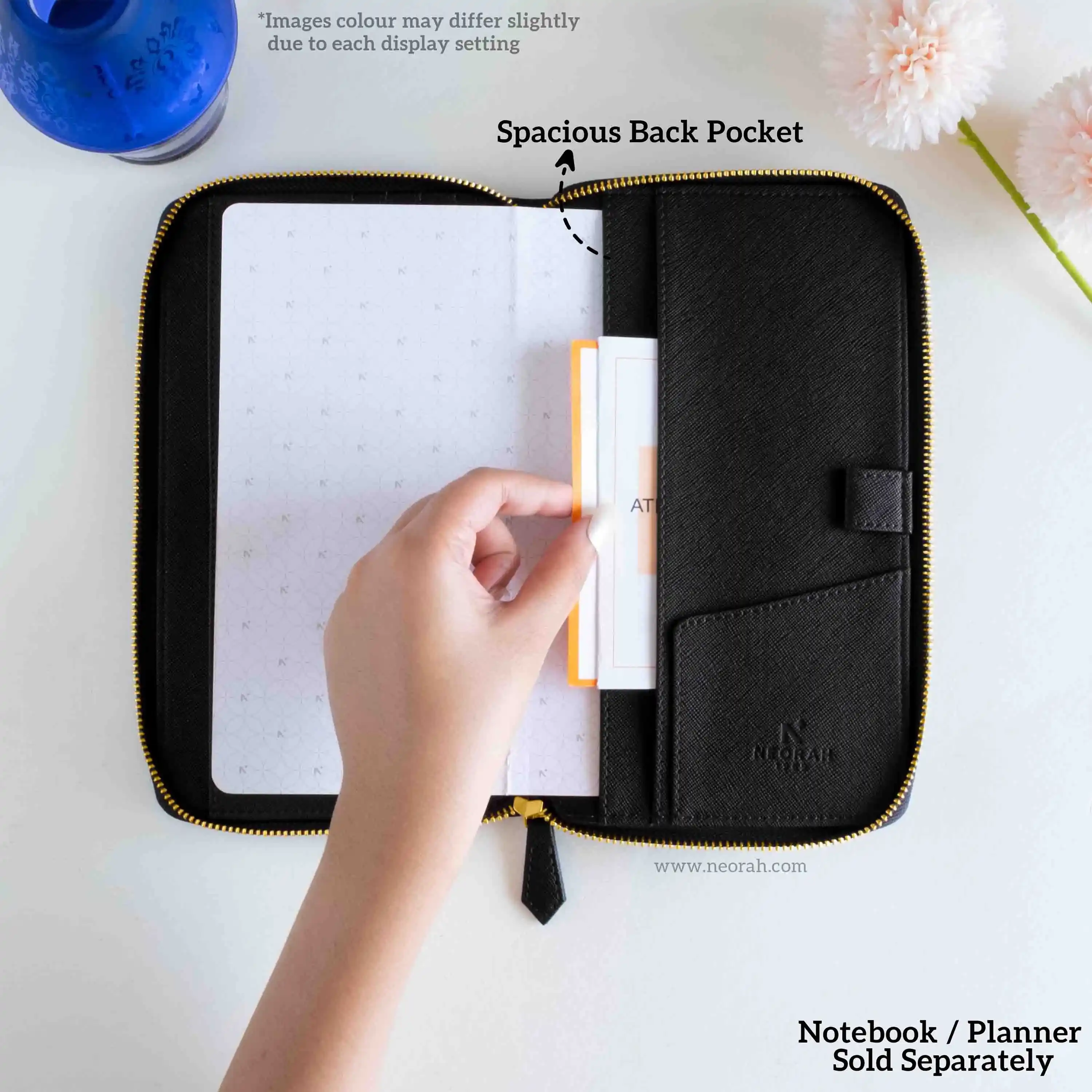 PETITE - REFILLABLE QUILTED ORGANISER SLEEVE - ZIP - Image 56