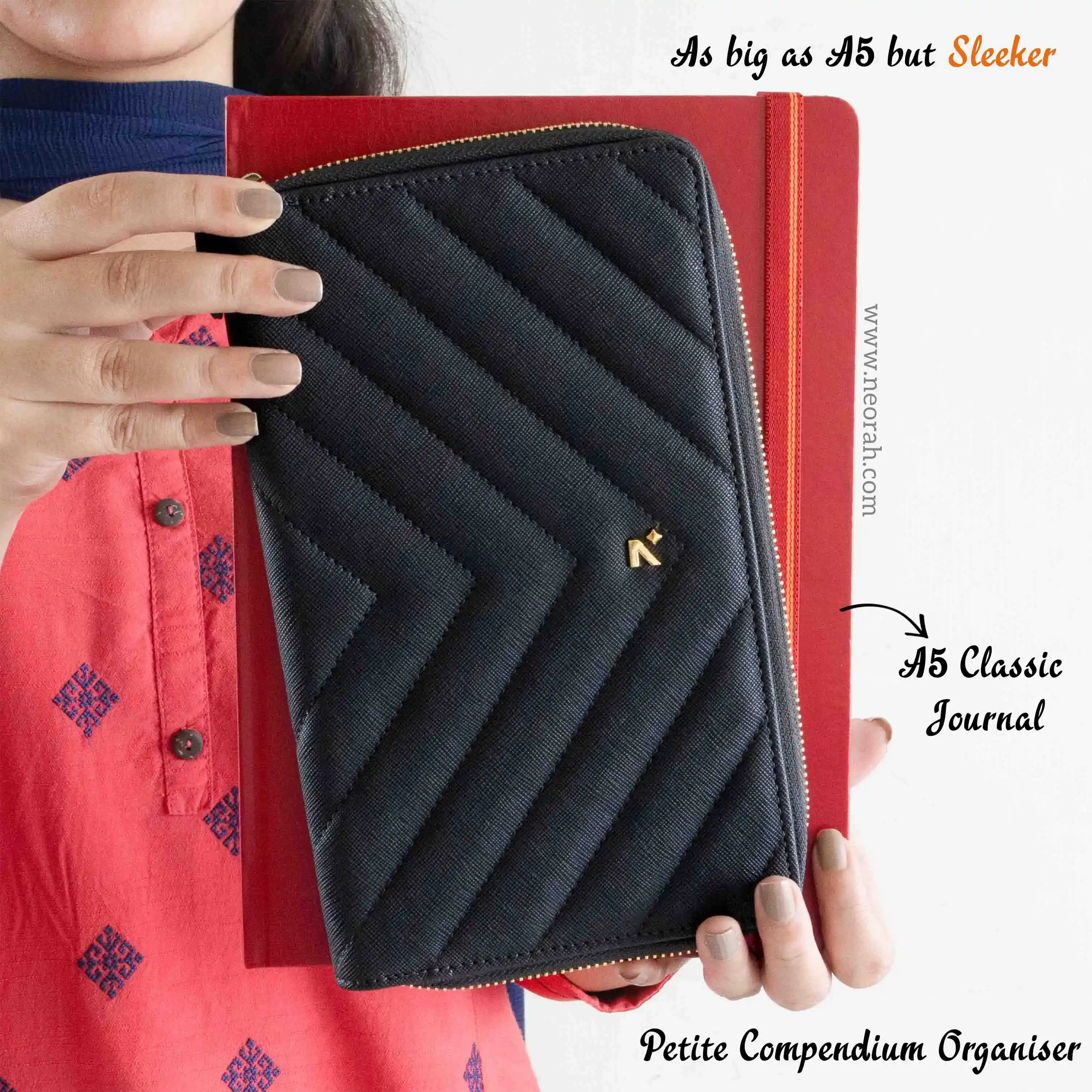 PETITE - REFILLABLE QUILTED ORGANISER SLEEVE - ZIP - Image 60