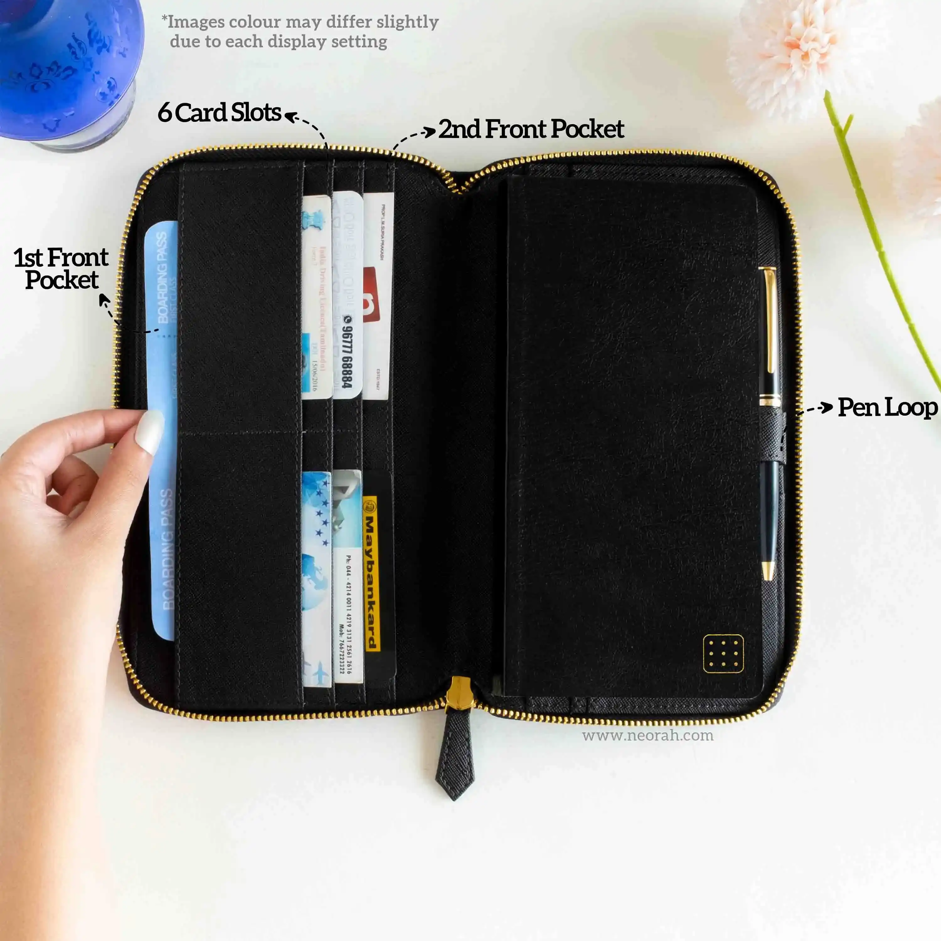 PETITE - REFILLABLE QUILTED ORGANISER SLEEVE - ZIP - Image 62