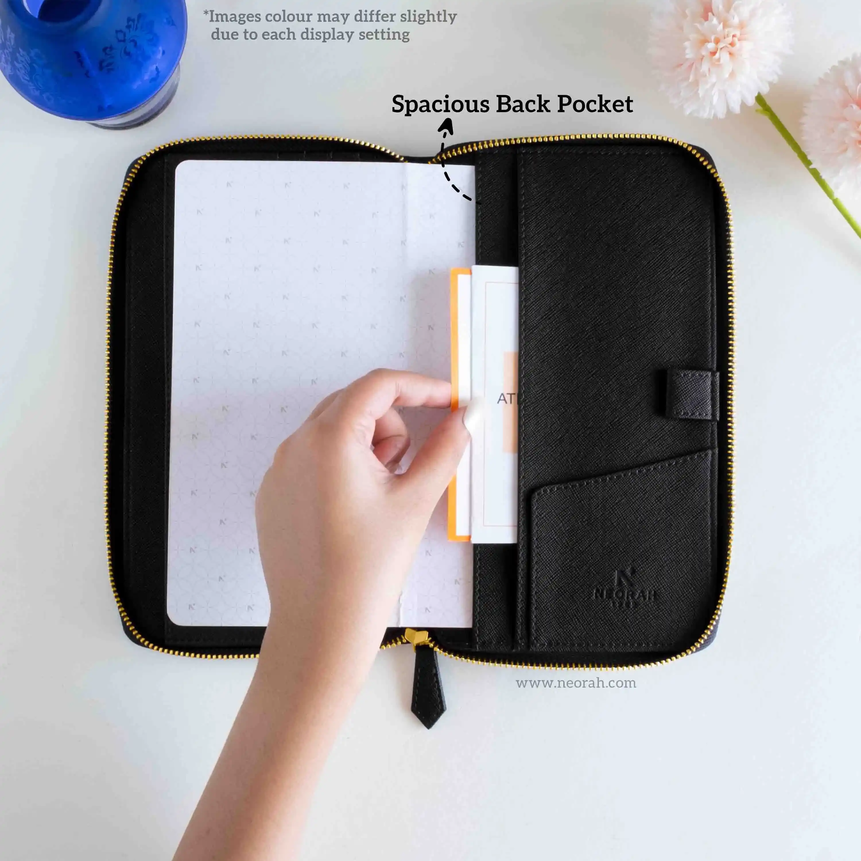 PETITE - REFILLABLE QUILTED ORGANISER SLEEVE - ZIP - Image 63