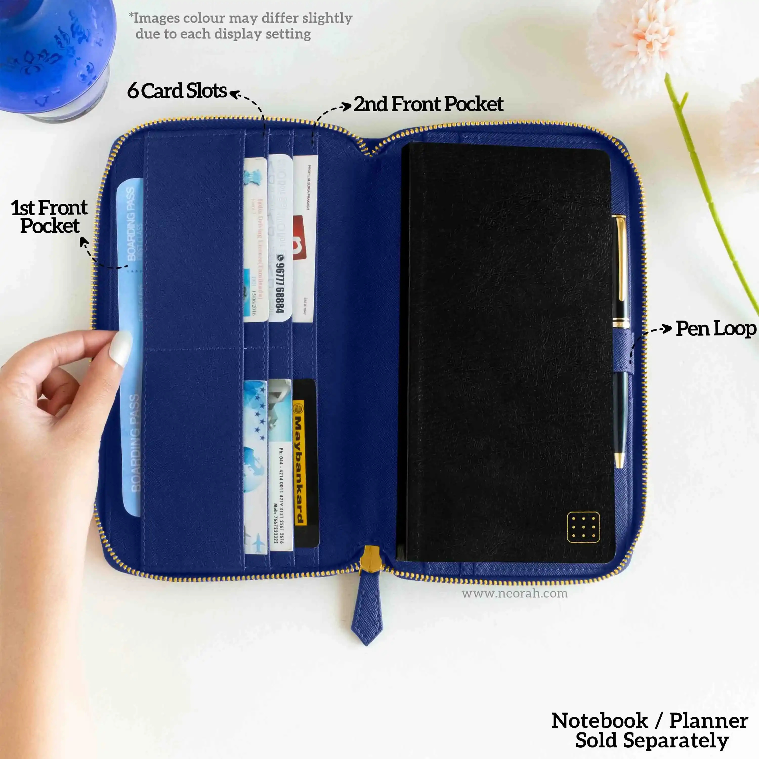 PETITE - REFILLABLE QUILTED ORGANISER SLEEVE - ZIP - Image 70