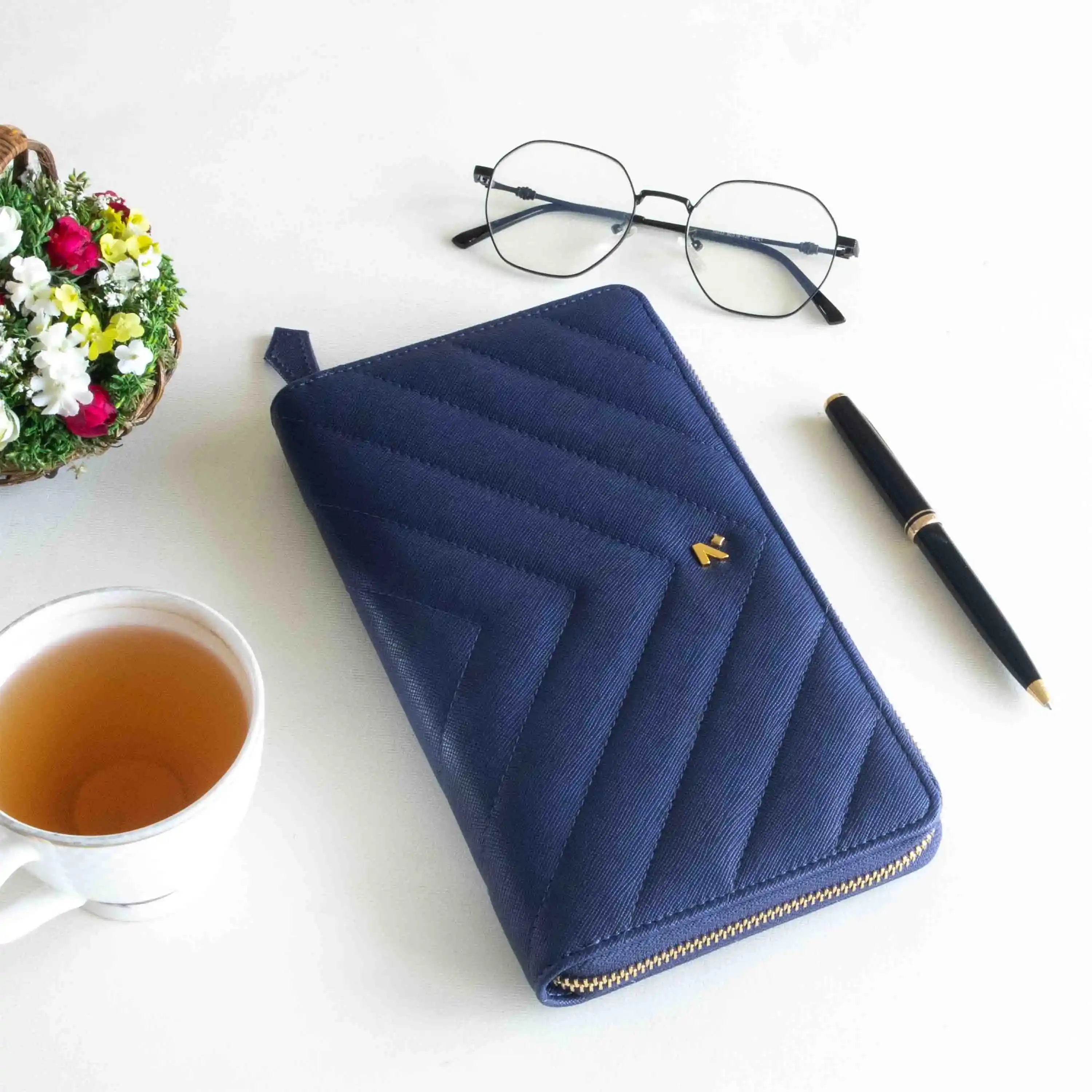 PETITE - REFILLABLE QUILTED ORGANISER SLEEVE - ZIP - Image 77