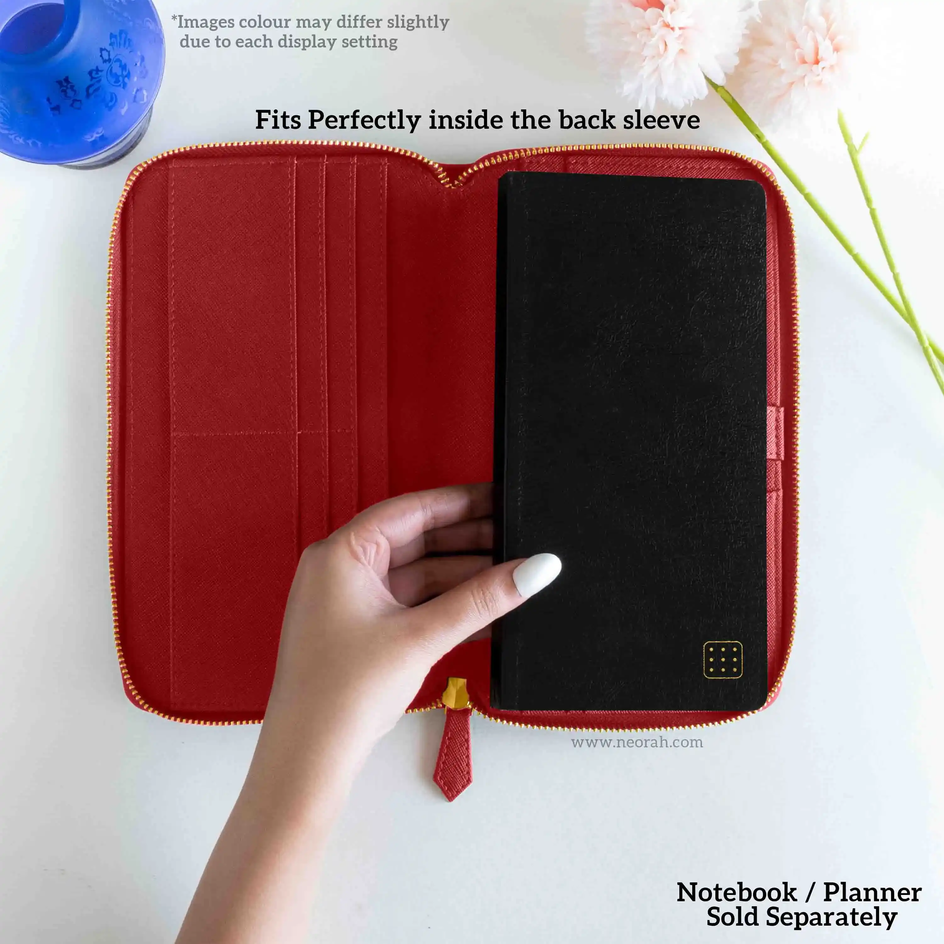 PETITE - REFILLABLE QUILTED ORGANISER SLEEVE - ZIP - Image 90