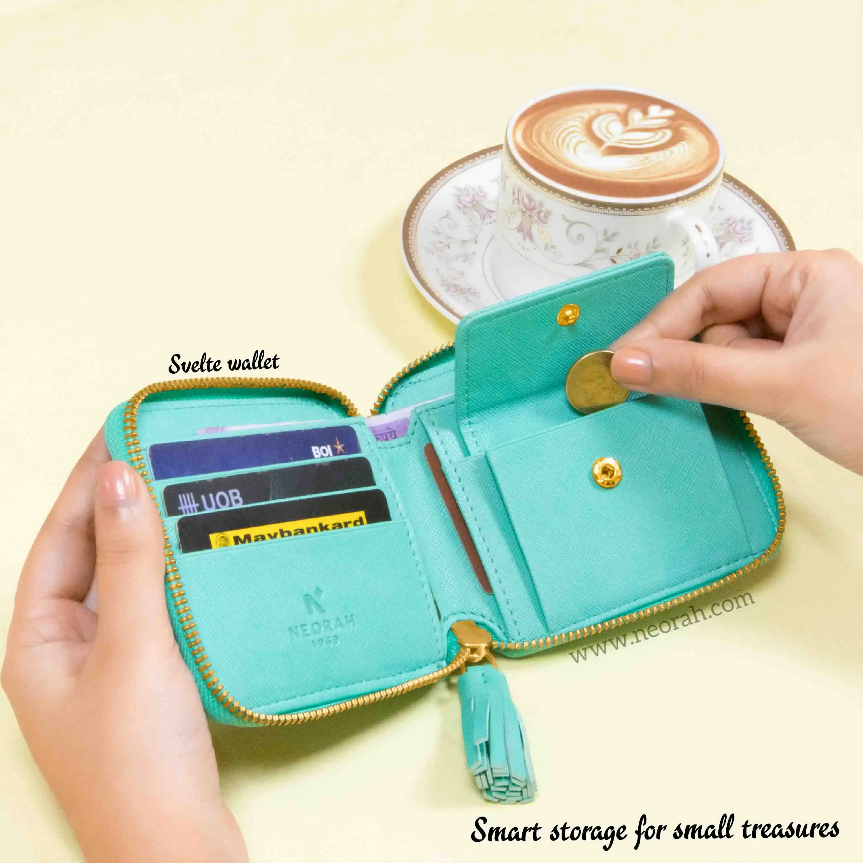 SVELTE – ZIPPER CARD & COIN POCKET WALLET - Image 28