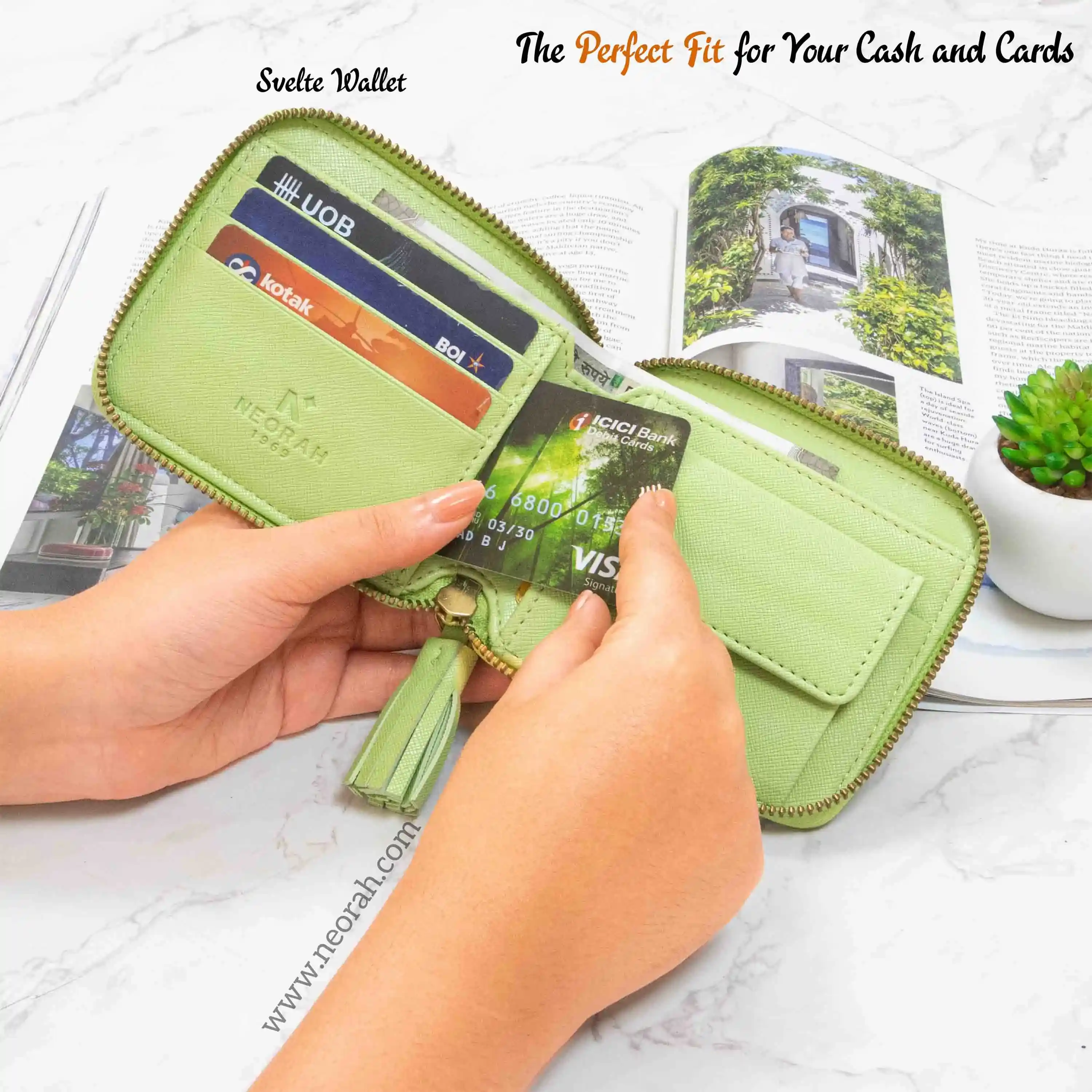SVELTE – ZIPPER CARD & COIN POCKET WALLET - Image 36